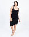Susane Monaco Clothing Large Ruched Black Dress
