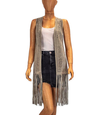 SW3 Bespoke Clothing Small Suede Open Vest