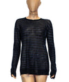 T By Alexander Wang Clothing Large Sheer Striped Top