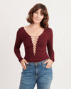 T By Alexander Wang Clothing Small Long Sleeve Bodysuit
