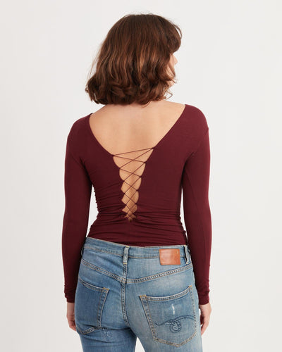 T By Alexander Wang Clothing Small Long Sleeve Bodysuit