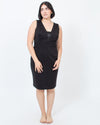 Tahari Clothing Large | US 10 Black Sleeveless Cocktail Dress