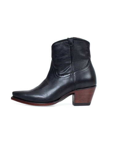 Tecovas Shoes Small | US 7 "The Daisy" Western Heeled Zip leather Bootie