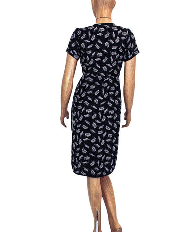 Tender Loving Care by HVN Clothing XS Printed Silk Midi Wrap Dress