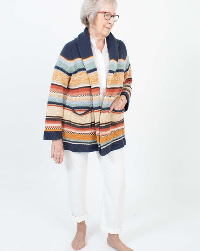 The Great Clothing Medium Striped Multicolor Knit Cardigan