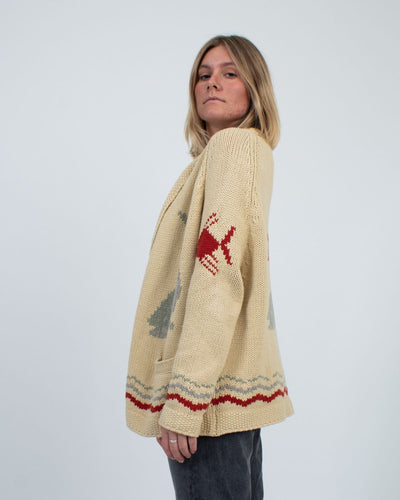 The Great Clothing Small "Fisherman Intarsia" Cardigan