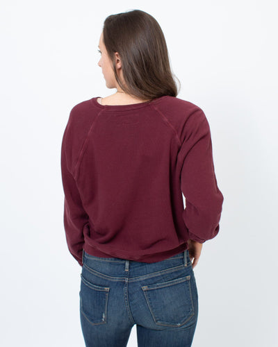 The Great Clothing Small | US 2 Maroon Crewneck Sweater