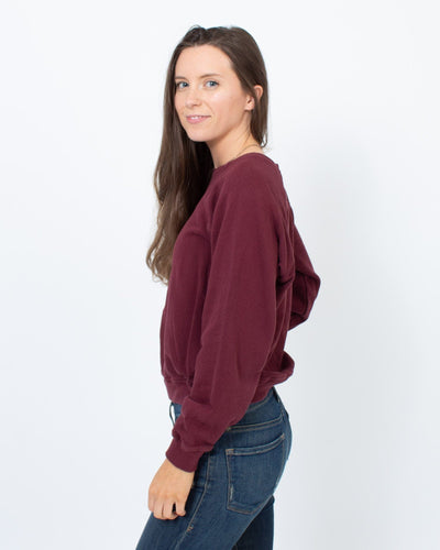 The Great Clothing Small | US 2 Maroon Crewneck Sweater