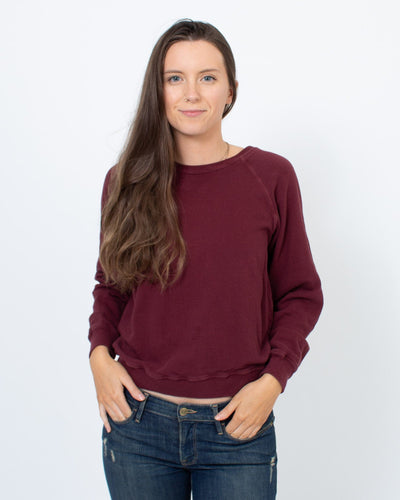 The Great Clothing Small | US 2 Maroon Crewneck Sweater