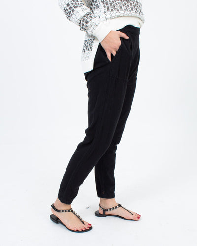 The Great Clothing XS Black Cropped Pants