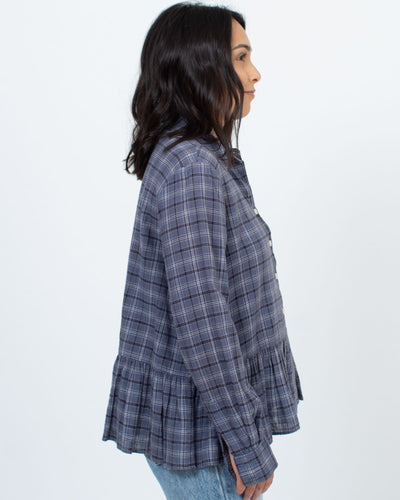 The Great Clothing XS Plaid Button Down