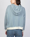 The Great Clothing XS "Teammate Hoodie in Saltwater Stripe"
