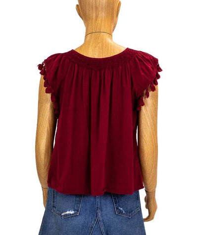 The Great Clothing XS | US 0 Tassel Embellished Blouse