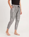 The House of Woo Clothing Medium Metallic Silver Jogger Sweatpants