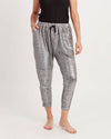 The House of Woo Clothing Medium Metallic Silver Jogger Sweatpants