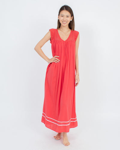 The House of Woo Clothing Small Crochet Maxi Dress
