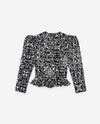 The Kooples Clothing Medium Patterned Wrap Top