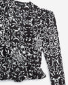 The Kooples Clothing Medium Patterned Wrap Top