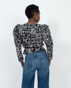 The Kooples Clothing Medium Patterned Wrap Top