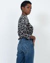 The Kooples Clothing Medium Patterned Wrap Top