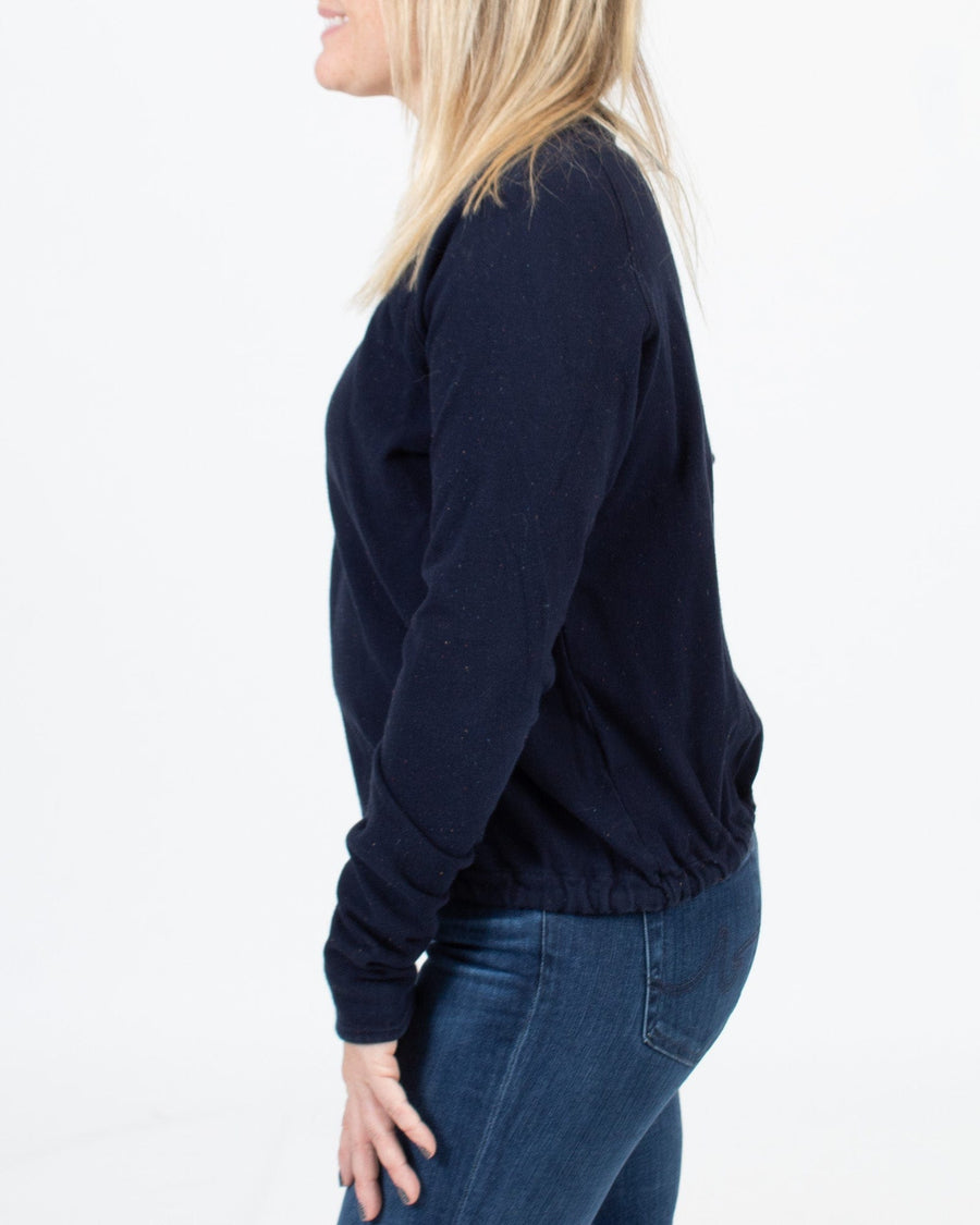 The Lady & The Sailor Clothing XS | 1 Navy Flecked Sweatshirt