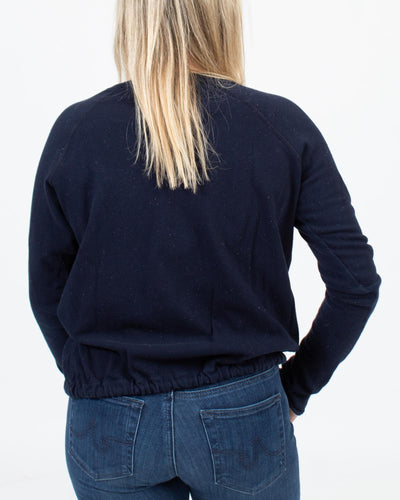 The Lady & The Sailor Clothing XS | 1 Navy Flecked Sweatshirt