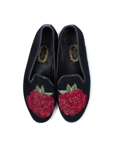 The Larkspur Collection Shoes Small | US 7 Needle Point Flats