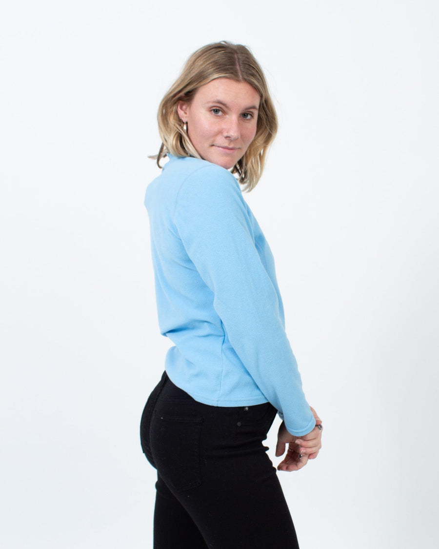 The North Face Clothing Small Light Blue Fleece Pullover