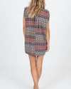 The Odells Clothing Medium Sleeveless Geometric Print Shift Dress