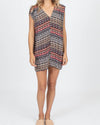 The Odells Clothing Medium Sleeveless Geometric Print Shift Dress