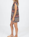 The Odells Clothing Medium Sleeveless Geometric Print Shift Dress