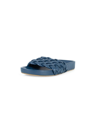 The Odells Shoes Medium | US 8 Blue Woven Slides