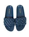 The Odells Shoes Medium | US 8 Blue Woven Slides