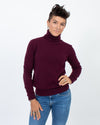 The Row Clothing XS Burgundy Cashmere Sweater