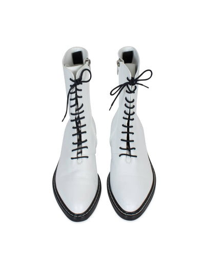 The Row Shoes Large | US 10.5 "Fara" Lace Up Combat Boots