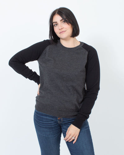 Theory Clothing Large Wool Pullover Sweater