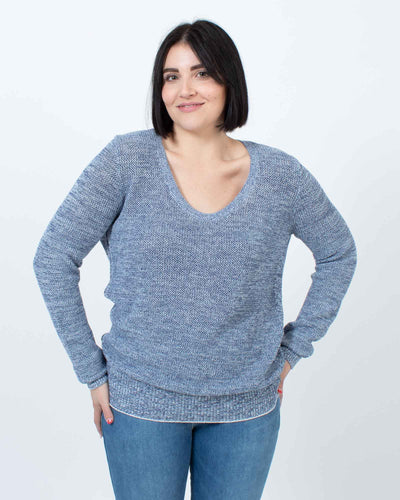 Theory Clothing Medium Open Knit Pullover Sweater