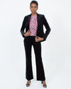 Theory Clothing Medium | US 6 Black Velvet Suit Set