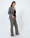 Theory Clothing Medium | US 6 Brown Plaid Suit Set