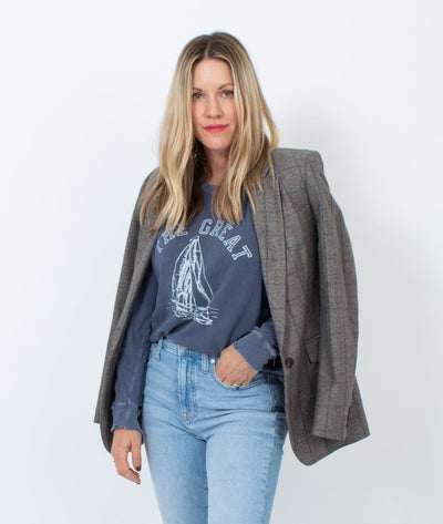 Theory Clothing Medium | US 6 Plaid Blazer