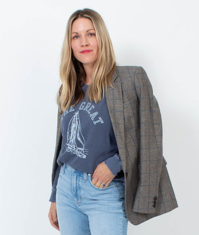 Theory Clothing Medium | US 6 Plaid Blazer