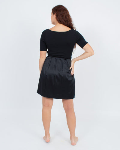 Theory Clothing Medium | US 6 Pleated A-line Dress