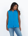 Theory Clothing Small Collared Sleeveless Button Down