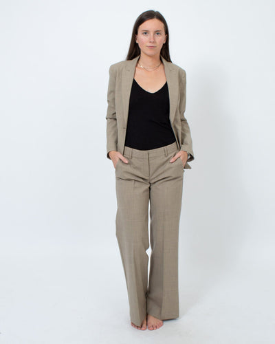 Theory Clothing Small | US 4 Brown Suit Set