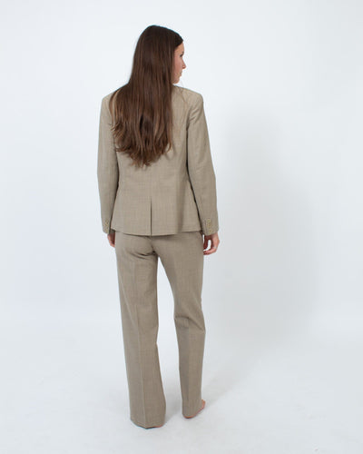 Theory Clothing Small | US 4 Brown Suit Set