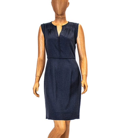 Theory Clothing Small | US 4 Navy Cap Sleeve Sheath Dress