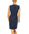 Theory Clothing Small | US 4 Navy Cap Sleeve Sheath Dress