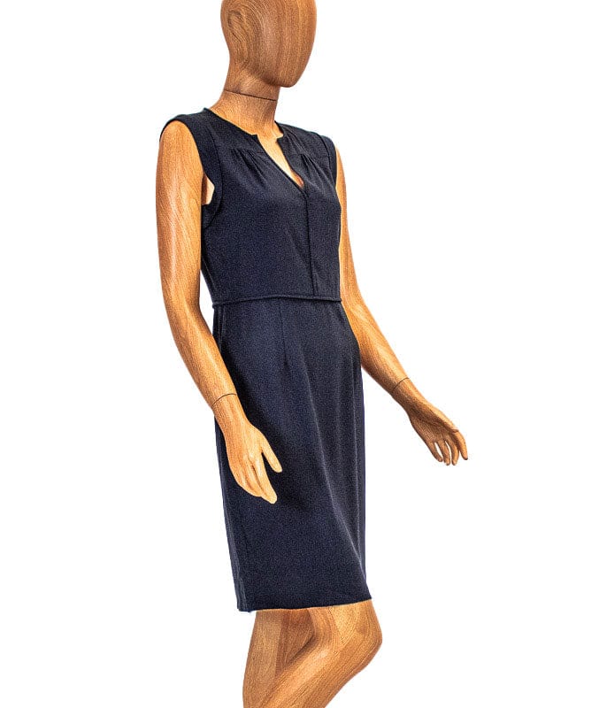 Theory Clothing Small | US 4 Navy Cap Sleeve Sheath Dress