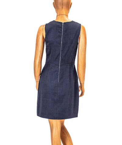 Theory Clothing Small | US 4 Navy Sleeveless Sheath Dress