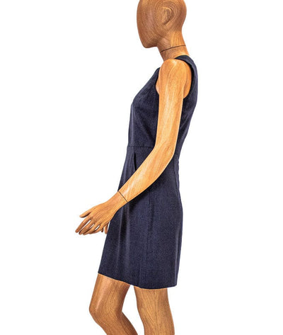 Theory Clothing Small | US 4 Navy Sleeveless Sheath Dress